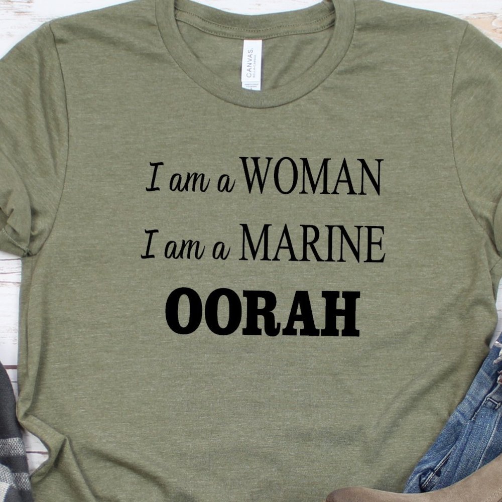 MARINE..WOMENS TEE...OORAH!  NWT